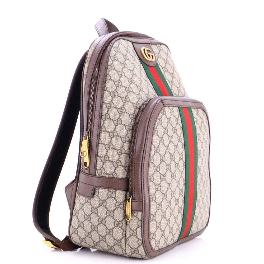 Gucci Ophidia Backpack Gg Coated Canvas #239253G18B - Picture 2 of 7